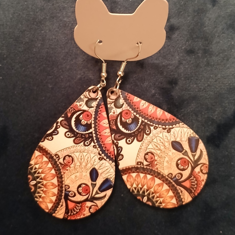Artistic Teardrop Earrings